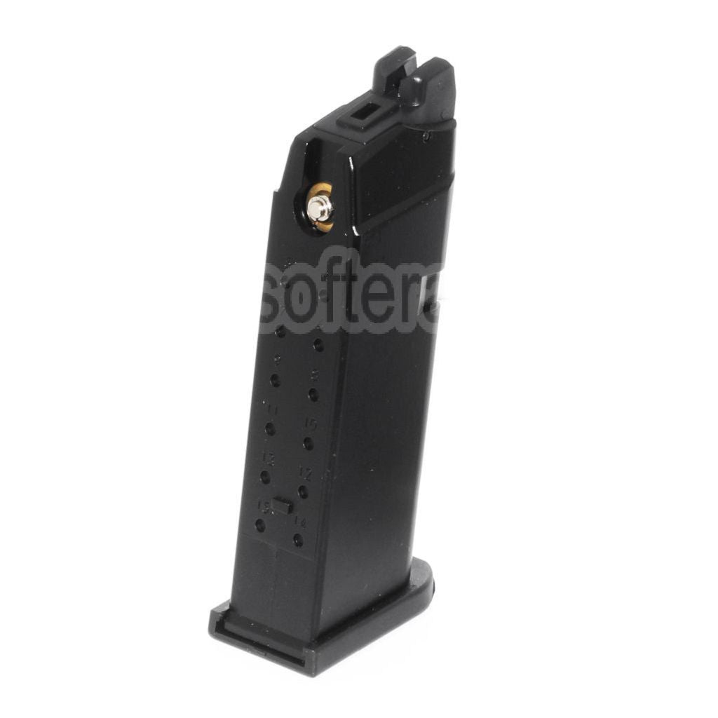 WE (WE-TECH) 20 Billes G19 GEN5 Gaz Chargeur Convient pour G19 G23 G26 Série GBB Pistolet Airsoft Noir