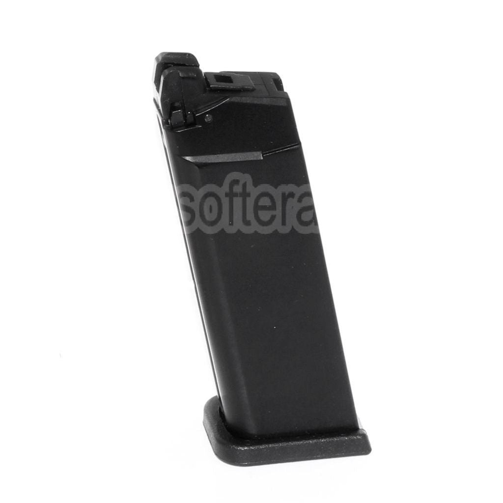 WE (WE-TECH) 23 Billes MOS Gaz Chargeur Convient pour Optic Ready Slide Version EMG SAI BLU COMPACT WE AW VX9 G19 Série GBB Pistolet Airsoft Noir