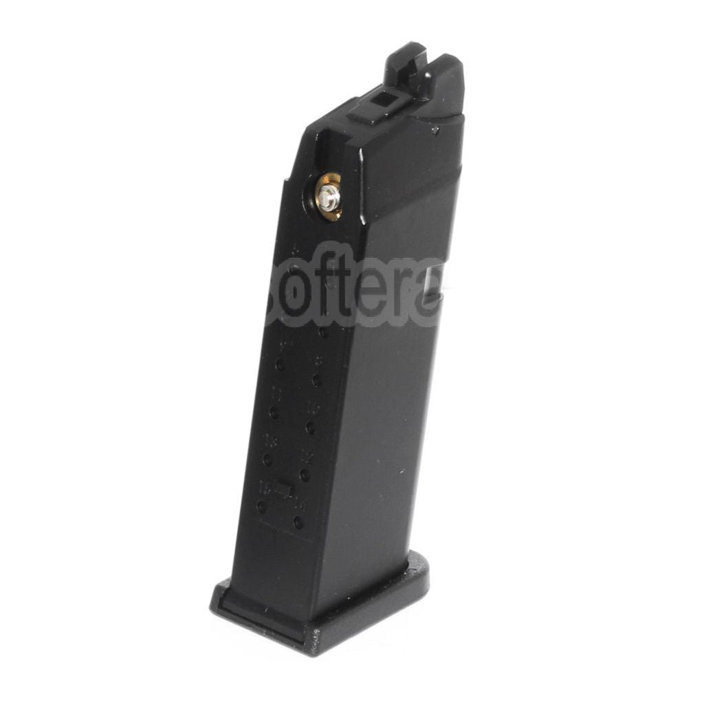 WE (WE-TECH) 23 Billes MOS Gaz Chargeur Convient pour Optic Ready Slide Version EMG SAI BLU COMPACT WE AW VX9 G19 Série GBB Pistolet Airsoft Noir