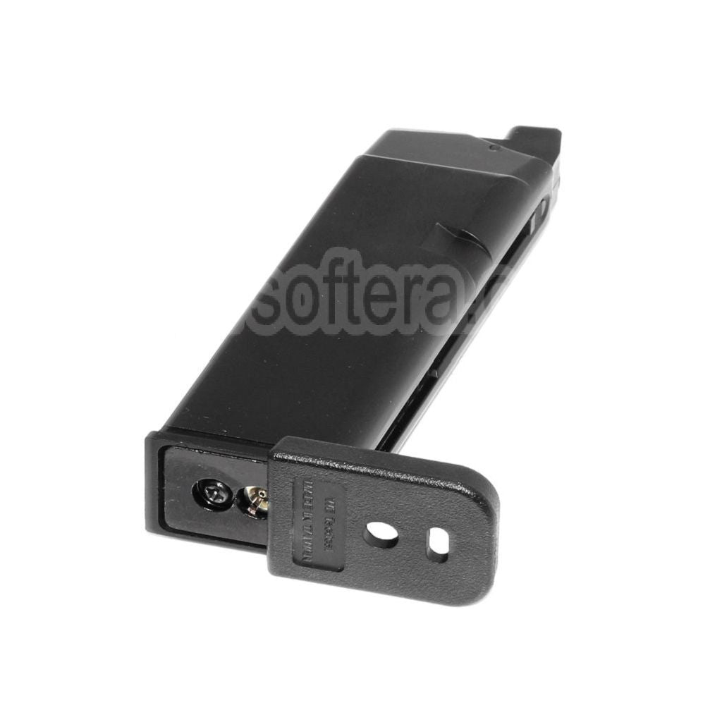 WE (WE-TECH) 23 Billes MOS Gaz Chargeur Convient pour Optic Ready Slide Version EMG SAI BLU COMPACT WE AW VX9 G19 Série GBB Pistolet Airsoft Noir