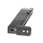 WE (WE-TECH) 27 Billes MOS Gaz Chargeur Convient pour Optic Ready Slide Version EMG SAI BLU WE Galaxy AW VX7 VX9 G17 G19 Série GBB Pistolet Airsoft Noir