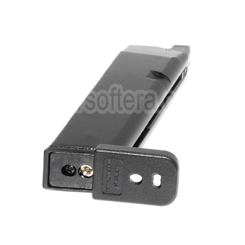 WE (WE-TECH) 27 Billes MOS Gaz Chargeur Convient pour Optic Ready Slide Version EMG SAI BLU WE Galaxy AW VX7 VX9 G17 G19 Série GBB Pistolet Airsoft Noir