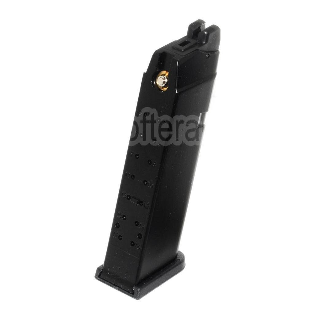 WE (WE-TECH) 25 Billes Gaz Chargeur Convient pour G17 G18C G34 G35 G-Série GBB Pistolet Airsoft Noir