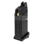 WE (WE-TECH) 15 Billes Gaz Chargeur Convient pour DOUBLE BELL / WE / Tokyo Marui G26 G27 Série GBB Pistolet Airsoft Noir