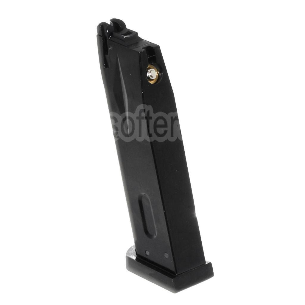 WE (WE-TECH) 26 Billes Gaz Chargeur Convient pour AW MB Série / KJW / Tokyo Marui / WE 902 M9 M92 Série GBB Pistolet Airsoft Noir