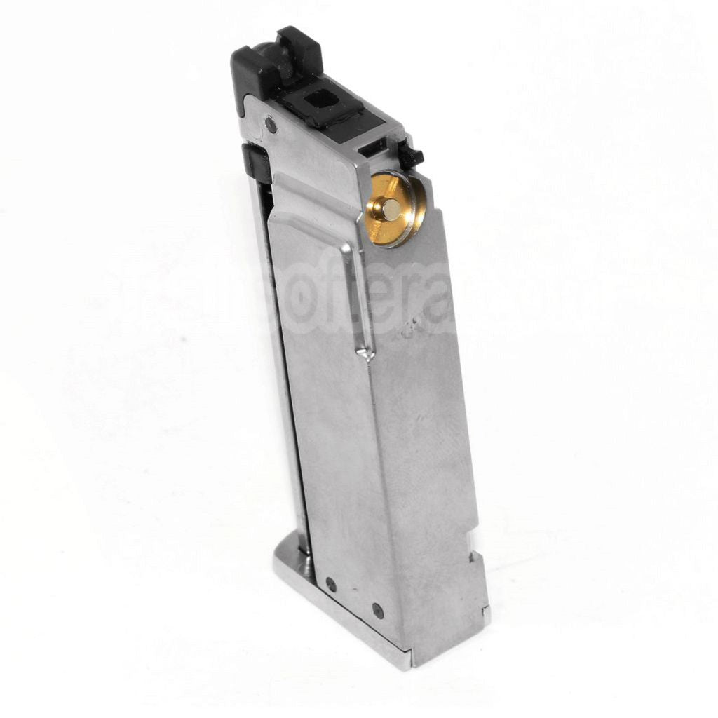 WE (WE-TECH) 7 Billes Gaz Chargeur Convient pour Cybergun COLT JUNIOR .25 Mighty Mouse WE CT25 GBB Pistolet Airsoft Argent