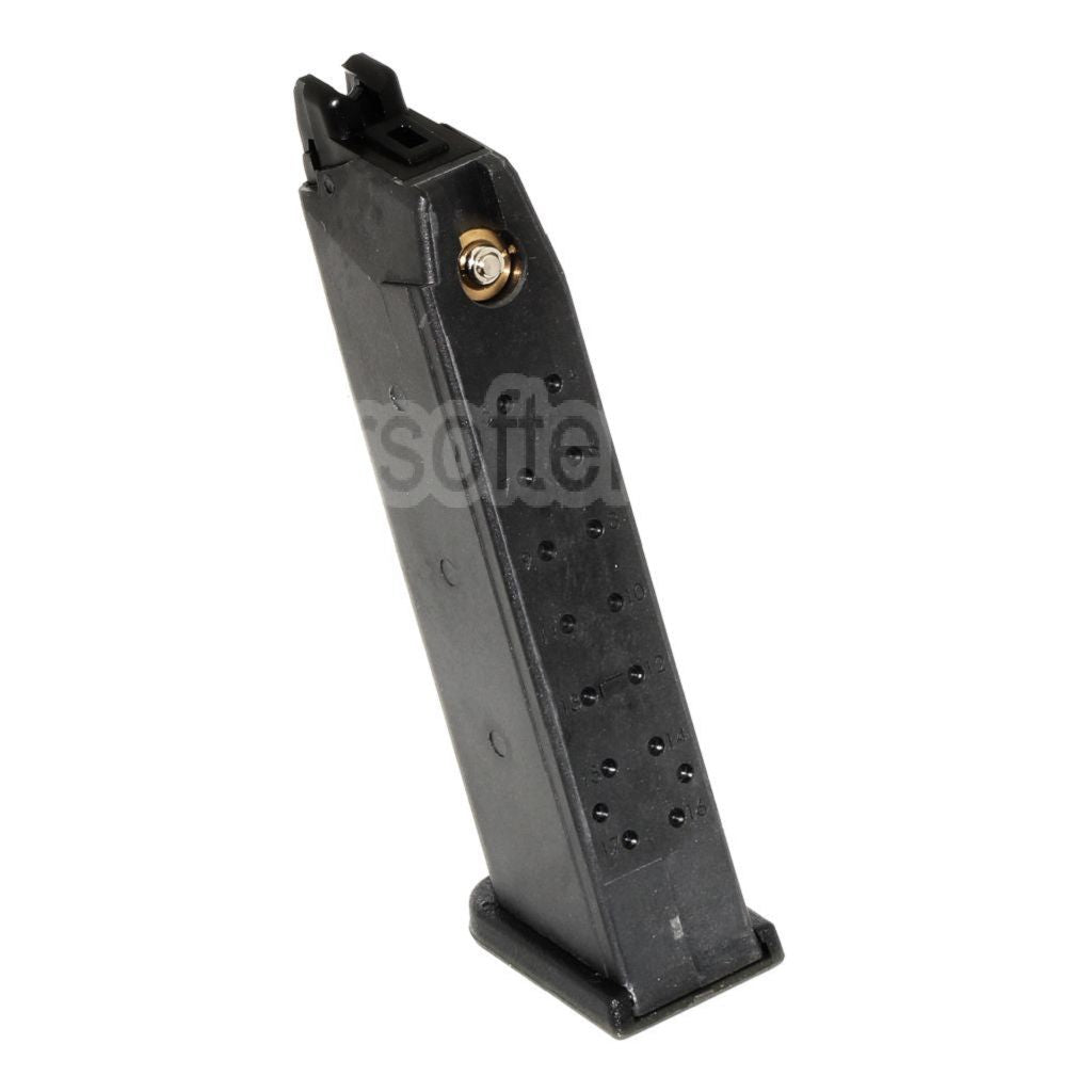 WE (WE-TECH) 25 Billes Polymère Gaz Chargeur Convient pour Stark Arms S17 S18 S19 G17 G18C G34 G35 G-Série GBB Pistolet Airsoft Noir