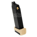 WE (WE-TECH) 25 Billes Co2 Chargeur Valve Key Poignée Extension Set Convient pour G17 G18C G34 G35 G-Série GBB Pistolet Airsoft Noir