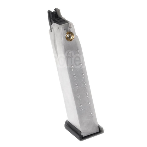 Air Venturi Springfield Armory 25 Billes Gaz Chargeur Convient pour WE(WE-TECH) Air Venturi Springfield Armory XDM Série GBB Pistolet Airsoft Argent
