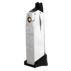 WE (WE-TECH) 14 Billes Gaz Chargeur Convient pour Air Venturi Springfield Armory WE XDM COMPACT 3.8 Série GBB Pistolet Airsoft Argent