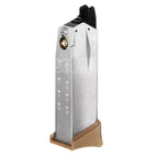 WE (WE-TECH) 14 Billes Gaz Chargeur Convient pour Air Venturi Springfield Armory WE XDM COMPACT 3.8 Série GBB Pistolet Airsoft Argent