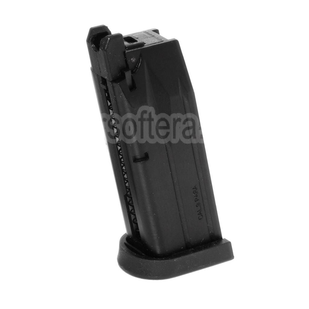 WE (WE-TECH) 20 Billes Gaz Chargeur Short Type Convient pour WE Bulldog PX4 Compact Série GBB Pistolet Airsoft Noir