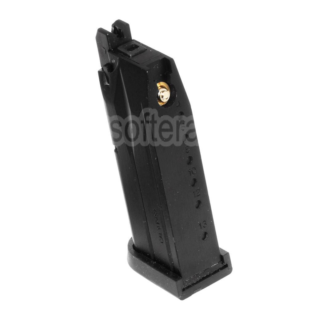 WE (WE-TECH) 20 Billes Gaz Chargeur Short Type Convient pour WE Bulldog PX4 Compact Série GBB Pistolet Airsoft Noir