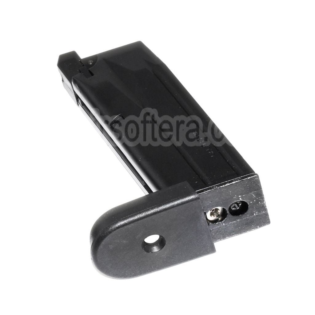 WE (WE-TECH) 20 Billes Gaz Chargeur Short Type Convient pour WE Bulldog PX4 Compact Série GBB Pistolet Airsoft Noir
