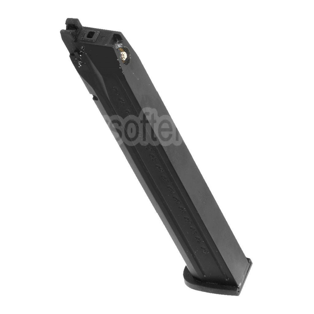 WE (WE-TECH) 50 Billes Gaz Chargeur Long Type Convient pour WE Toucan Big Bi Billes M&amp;P Série GBB Pistolet Airsoft Noir