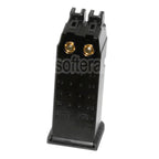 WE (WE-TECH) 40 Billes Gaz Chargeur Convient pour WE G19 Double Canon Série GBB Pistolet Airsoft Noir