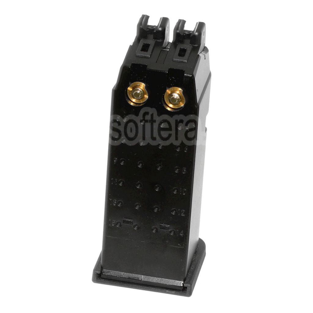 WE (WE-TECH) 40 Billes Gaz Chargeur Convient pour WE G19 Double Canon Série GBB Pistolet Airsoft Noir
