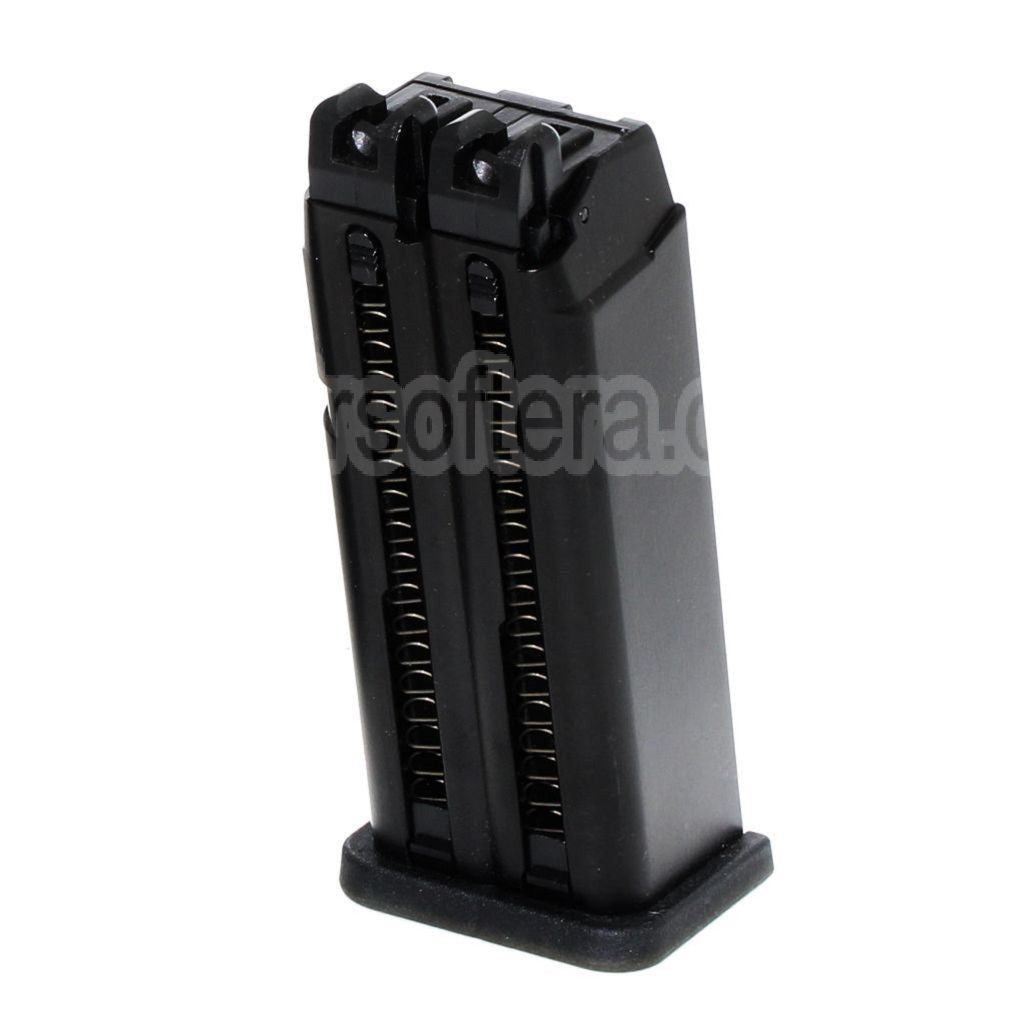 WE (WE-TECH) 48 Billes Gaz Chargeur Convient pour WE G17 G18C G19 G34 Double Canon Série GBB Pistolet Airsoft Noir