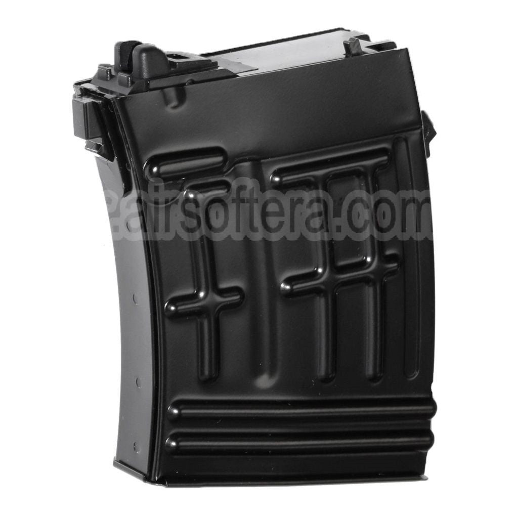 WE (WE-TECH) 21 Billes Gaz Chargeur Convient pour WE ACE VD SVD Série GBB Fusil Airsoft Noir