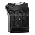 WE (WE-TECH) 21 Billes Gaz Chargeur Convient pour WE ACE VD SVD Série GBB Fusil Airsoft Noir