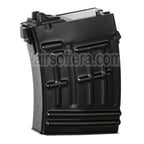 WE (WE-TECH) 21 Billes Gaz Chargeur Convient pour WE ACE VD SVD Série GBB Fusil Airsoft Noir