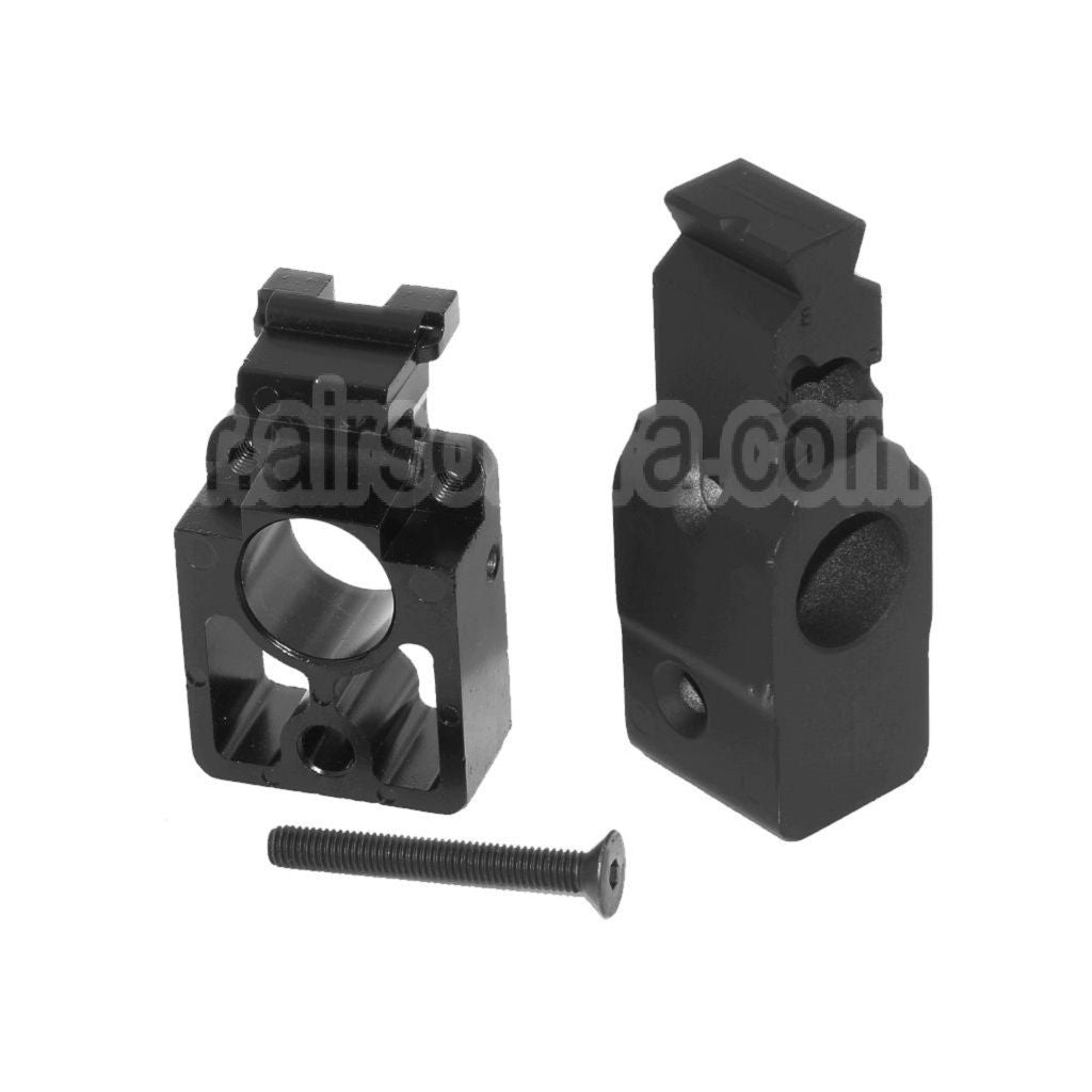 WE (WE-TECH) 227mm CNC Aluminum Daniel Defense Licensed ISGK Madbull RIS RAS Rail de Garde-Main Convient pour WE L85 GBB Fusil Airsoft Noir