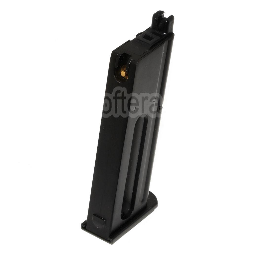 CYBERGUN 21 Billes Co2 Chargeur Convient pour WE CYBERGUN Thompson Desert Eagle L6 version .50AE GBB Pistolet Airsoft Noir