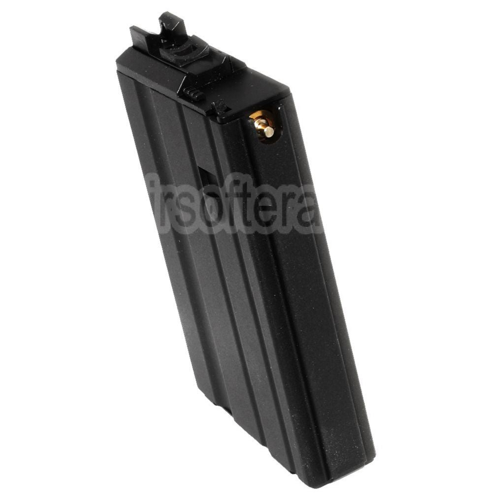 WE (WE-TECH) 20 Billes M16VN Gaz Chargeur Convient pour WE Open Bolt Type L85 / SCAR-L / R5C / T65 / HK416 / AR M4 M16 M16A1 XM177 GBB Fusil Airsoft Noir
