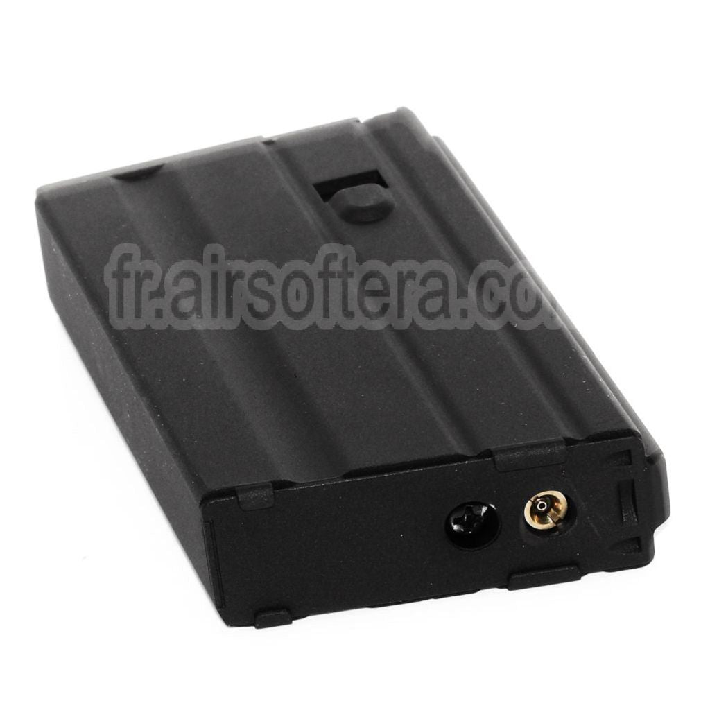 WE (WE-TECH) 20 Billes M16VN Gaz Chargeur Convient pour WE Open Bolt Type L85 / SCAR-L / R5C / T65 / HK416 / AR M4 M16 M16A1 XM177 GBB Fusil Airsoft Noir