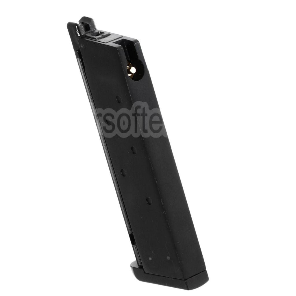 WE (WE-TECH) 16 Billes Tactical Gaz Chargeur Convient pour EMG SAI Red / AW NE Série / WE Single Stack 1911 Série GBB Pistolet Airsoft