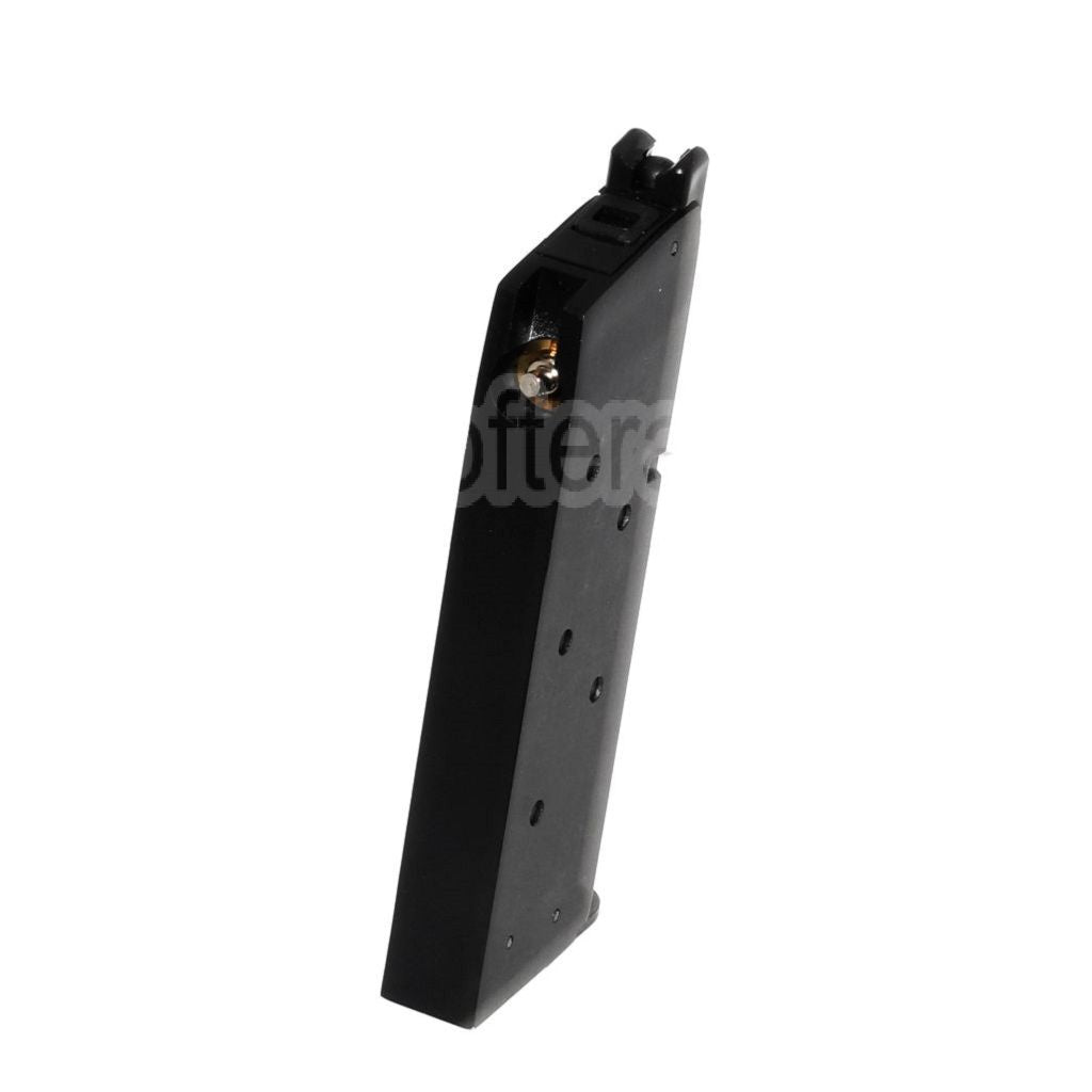 WE (WE-TECH) 13 Billes Gaz Chargeur Convient pour AW COMPACT NE10 Série / WE Single Stack Mini 1911 Série GBB Pistolet Airsoft Noir
