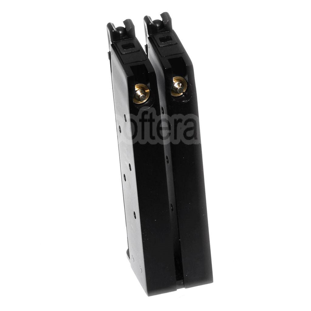 WE (WE-TECH) 32 Billes Double Canon Gaz Chargeur Convient pour AW MX Série / WE Double Canon 1911 Série GBB Pistolet Airsoft