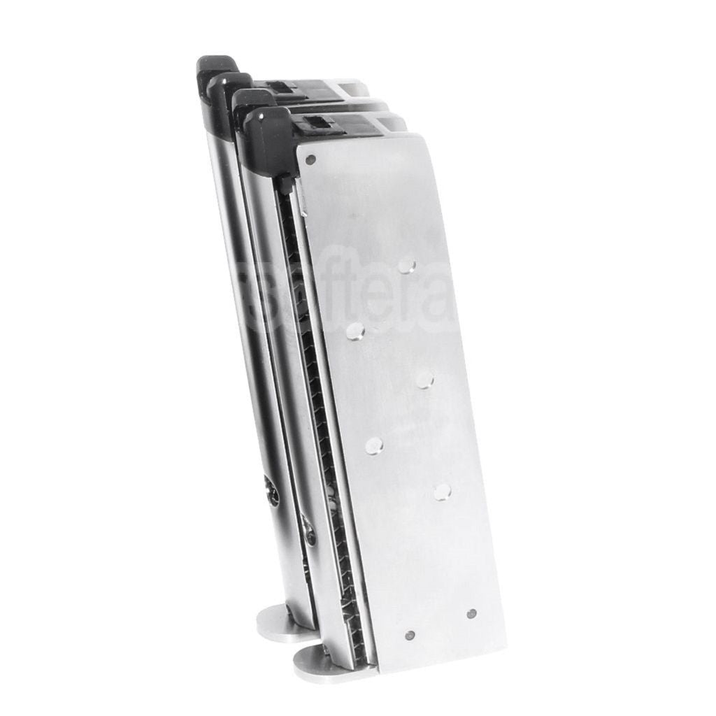 WE (WE-TECH) 32 Billes Double Canon Gaz Chargeur Convient pour AW MX Série / WE Double Canon 1911 Série GBB Pistolet Airsoft