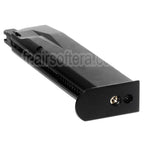 Cybergun Swiss Arms 22 Billes Gaz Chargeur Convient pour WE F226 Swiss Arms P226 Série GBB Airsoft Pistolet Noir