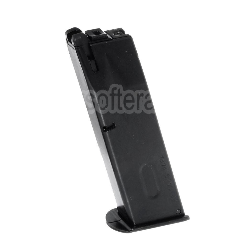 WE (WE-TECH) 26 Billes Gaz Chargeur Steel Housing Convient pour AW MB Série / KJW / Tokyo Marui / WE 902 M9 M92 GBB Pistolet Airsoft Noir