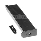 WE (WE-TECH) 26 Billes Gaz Chargeur Steel Housing Convient pour AW MB Série / KJW / Tokyo Marui / WE 902 M9 M92 GBB Pistolet Airsoft Noir