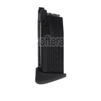 WE (WE-TECH) 15 Billes Gaz Chargeur Convient pour WE Big Bi Billes M&amp;P Compact Série GBB Pistolet Airsoft Noir