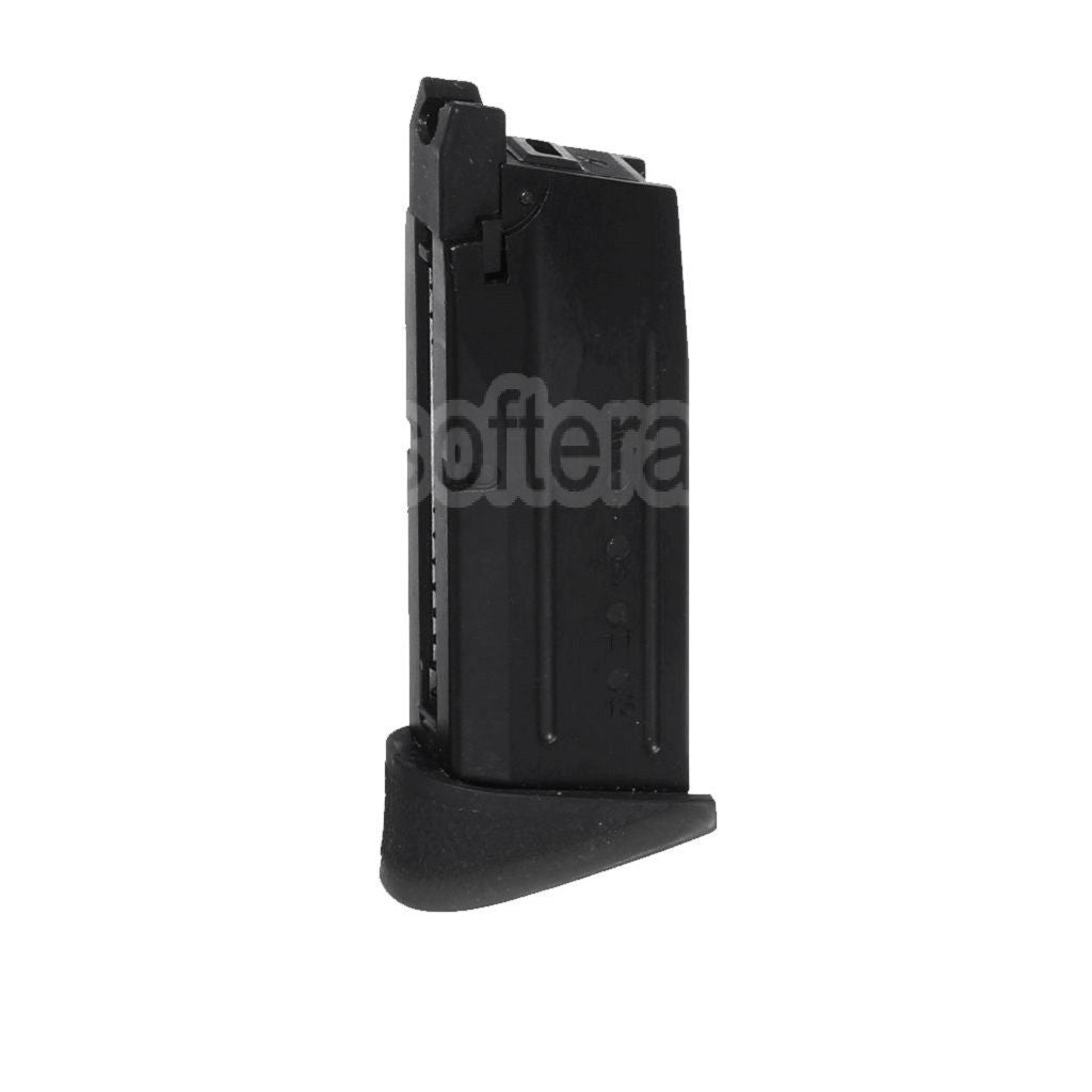 WE (WE-TECH) 15 Billes Gaz Chargeur Convient pour WE Big Bi Billes M&amp;P Compact Série GBB Pistolet Airsoft Noir