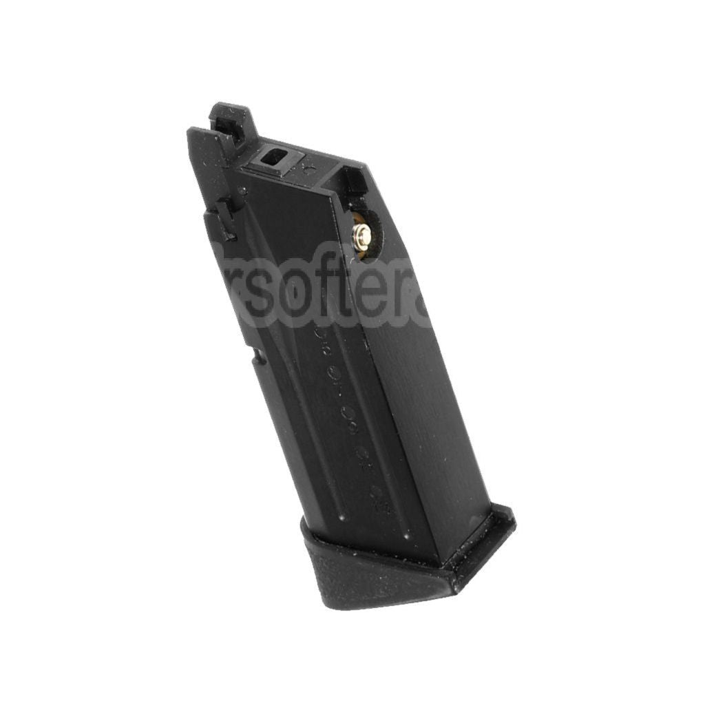 WE (WE-TECH) 15 Billes Gaz Chargeur Convient pour WE Big Bi Billes M&amp;P Compact Série GBB Pistolet Airsoft Noir