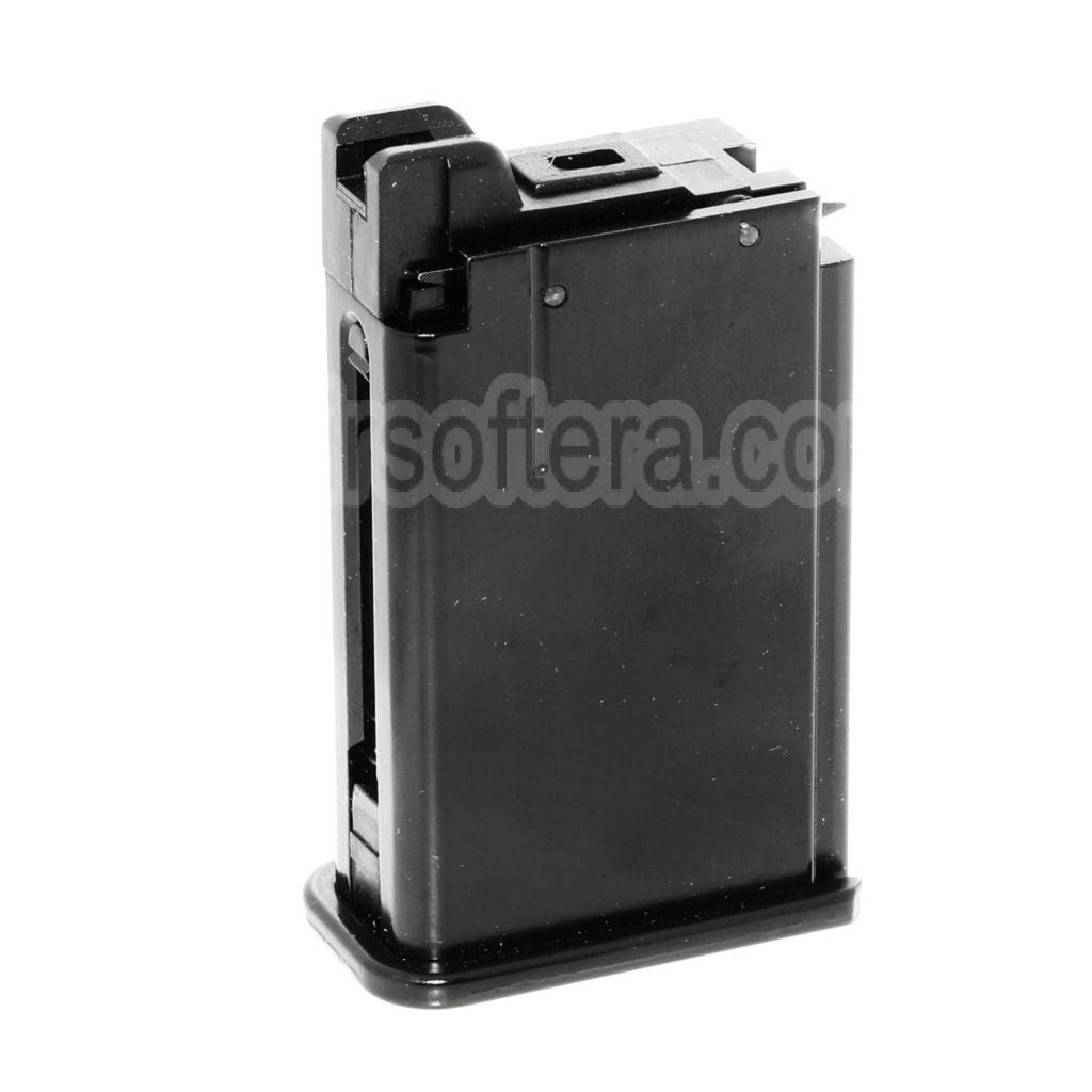WE (WE-TECH) Chargeur à Gaz (Long/Court Type) Convient pour Armorer Works AW Broomhandle BH WE M712 Série GBB Pistolet Airsoft Noir