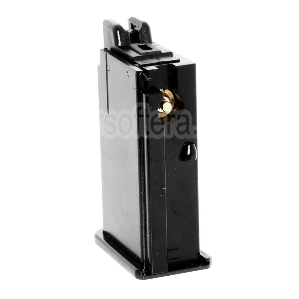 WE (WE-TECH) Chargeur à Gaz (Long/Court Type) Convient pour Armorer Works AW Broomhandle BH WE M712 Série GBB Pistolet Airsoft Noir