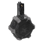 Armorer Works AW Custom 350 Billes Gaz Adaptive Chargeur Tambour Convient pour WE (WE-TECH) AP APACHE MP5 Série GBB Fusil Airsoft