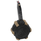 Armorer Works AW Custom 350 Billes Gaz Chargeur adaptatif Tambour Convient pour Hi-Capa GBB Pistolet Airsoft
