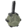 WE (WE-TECH) 350 Billes Gaz Chargeur Tambour Convient pour G17 G18C G-Série GBB Pistolet Airsoft