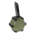 WE (WE-TECH) 350 Billes Gaz Chargeur Tambour Convient pour G17 G18C G-Série GBB Pistolet Airsoft
