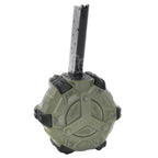 WE (WE-TECH) 350 Billes Gaz Chargeur Tambour Convient pour EMG SAI Red / AW NE Série / WE Single Stack 1911 GBB Pistolet Airsoft