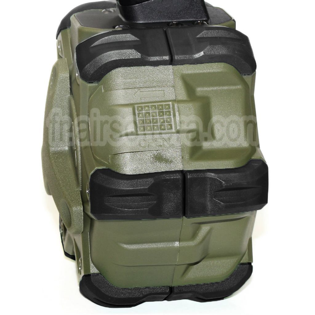 WE (WE-TECH) 350 Billes Gaz Chargeur Tambour Convient pour WE (WE-TECH) Open Bolt Type L85 / SCAR-L / R5C / T65 / HK416 / AR M4 M16 GBB Fusil Airsoft