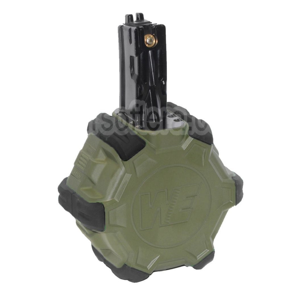 WE (WE-TECH) 350 Billes Gaz Chargeur Tambour Convient pour WE (WE-TECH) AP APACHE MP5 Série GBB Fusil Airsoft