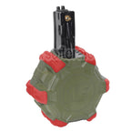 WE (WE-TECH) 350 Billes Gaz Chargeur Tambour Convient pour WE (WE-TECH) AP APACHE MP5 Série GBB Fusil Airsoft