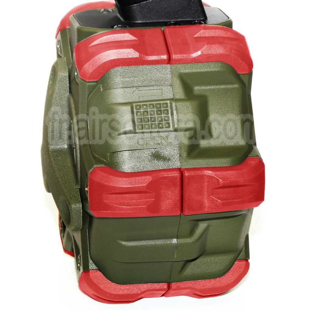 WE (WE-TECH) 350 Billes Gaz Chargeur Tambour Convient pour WE (WE-TECH) AP APACHE MP5 Série GBB Fusil Airsoft